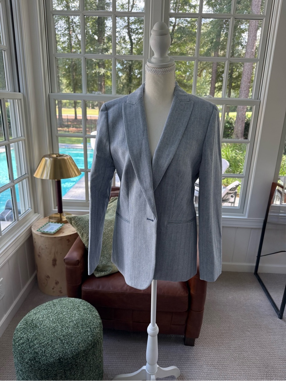 J. Crew Heather Gray Women's Tailored Blazer NWT